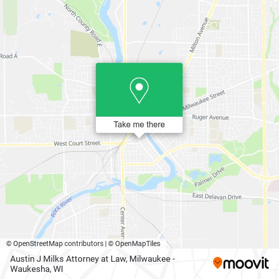 Austin J Milks Attorney at Law map