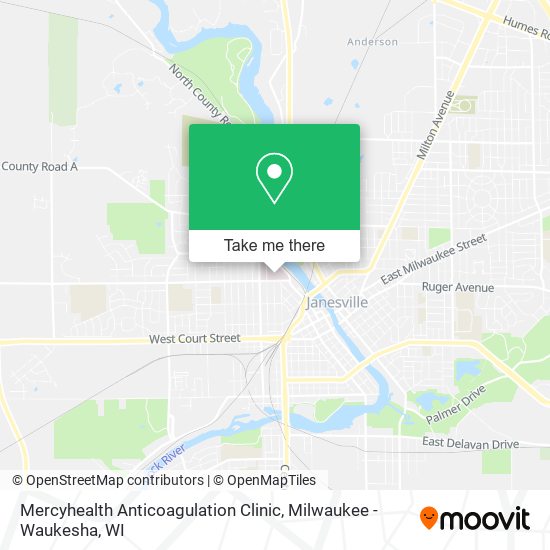 Mapa de Mercyhealth Anticoagulation Clinic