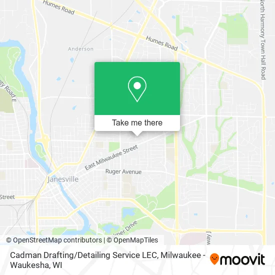 Cadman Drafting / Detailing Service LEC map