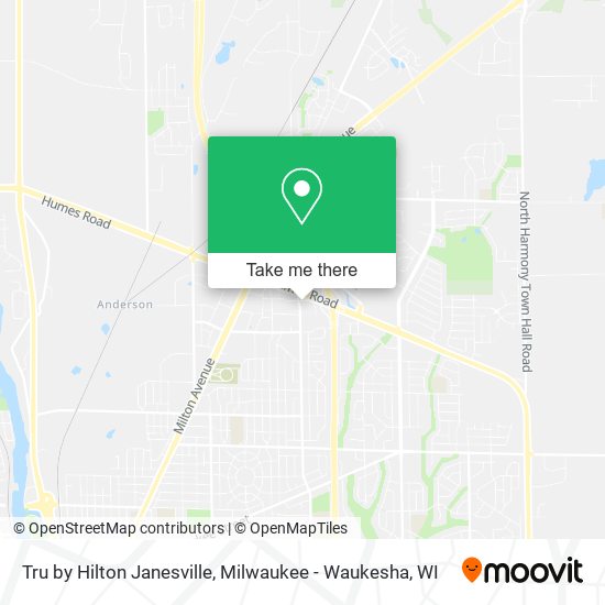 Tru by Hilton Janesville map