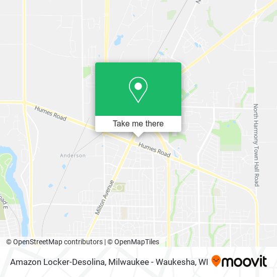 Amazon Locker-Desolina map