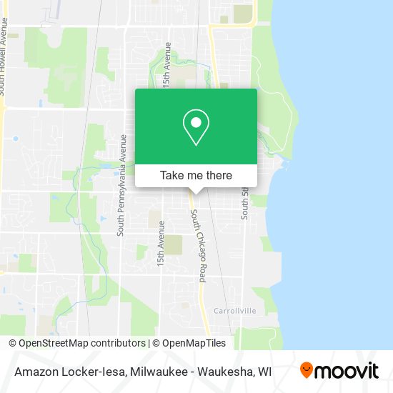 Amazon Locker-Iesa map