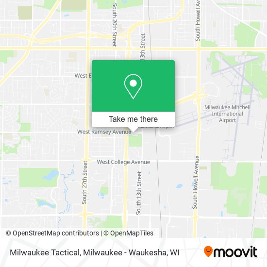Mapa de Milwaukee Tactical