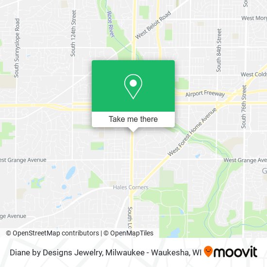 Diane by Designs Jewelry map