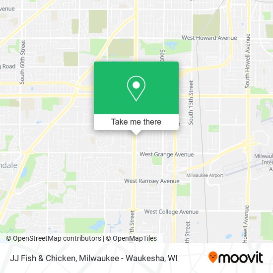 JJ Fish & Chicken map