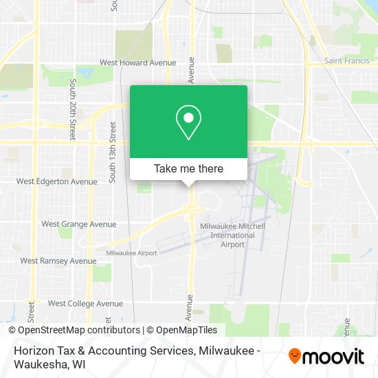Mapa de Horizon Tax & Accounting Services
