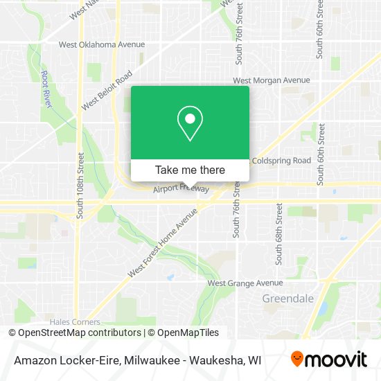 Amazon Locker-Eire map