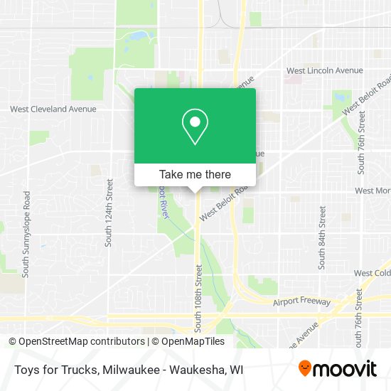 Toys for Trucks map