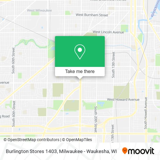 Burlington Stores 1403 map