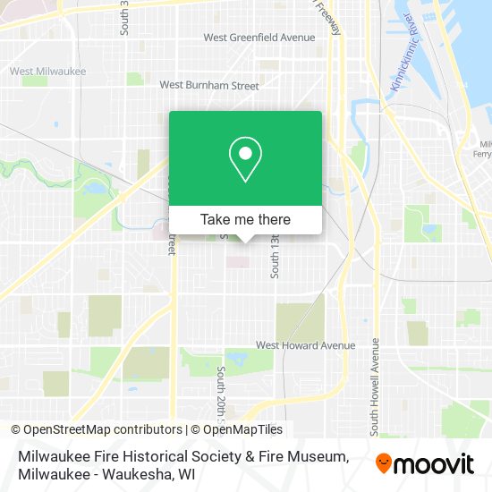 Mapa de Milwaukee Fire Historical Society & Fire Museum