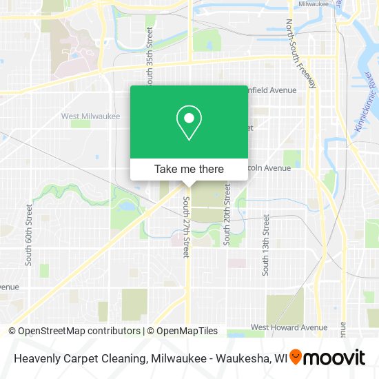 Heavenly Carpet Cleaning map