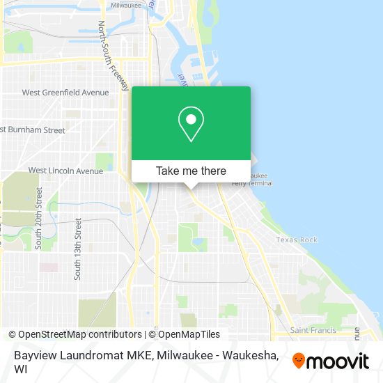 Mapa de Bayview Laundromat MKE