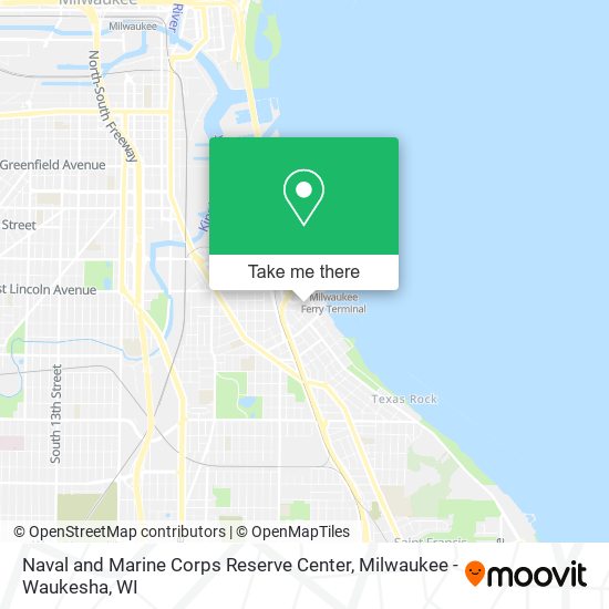 Naval and Marine Corps Reserve Center map