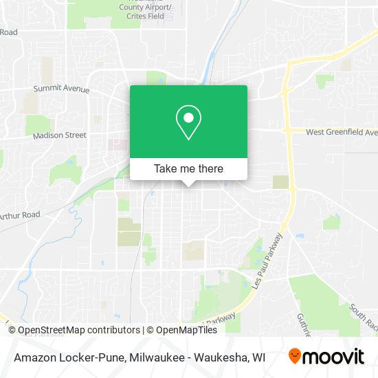 Amazon Locker-Pune map