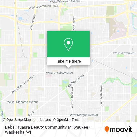 Debs Truaura Beauty Community map
