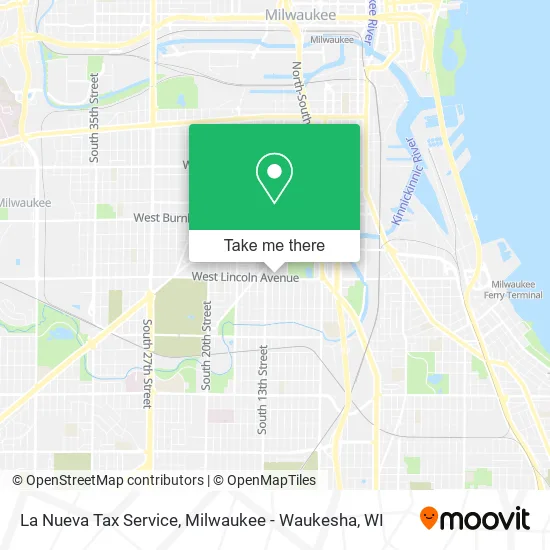 La Nueva Tax Service map