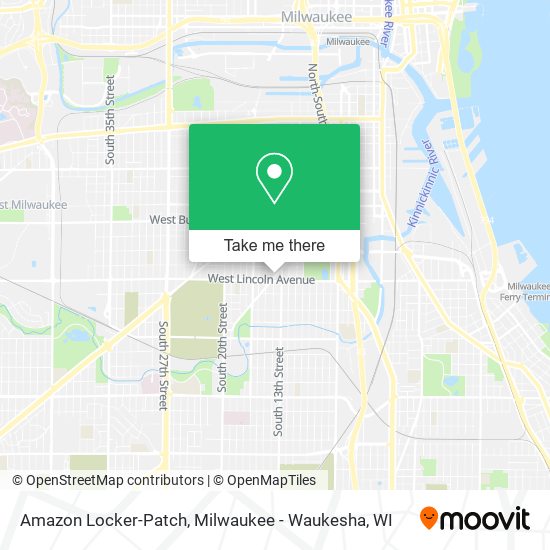 Mapa de Amazon Locker-Patch