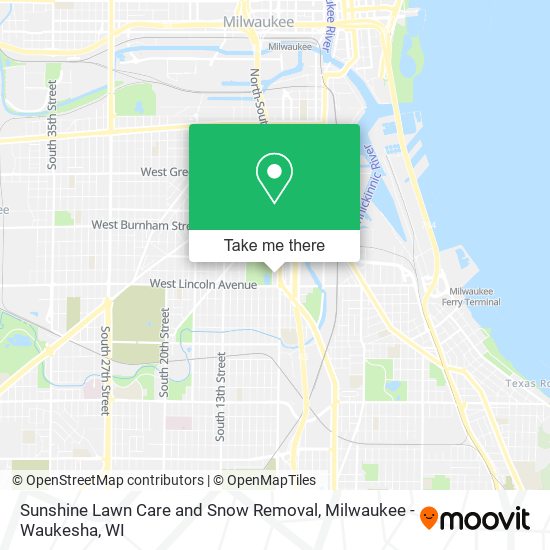 Sunshine Lawn Care and Snow Removal map