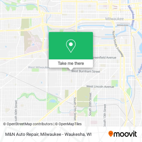 Mapa de M&N Auto Repair