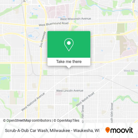 Scrub-A-Dub Car Wash map