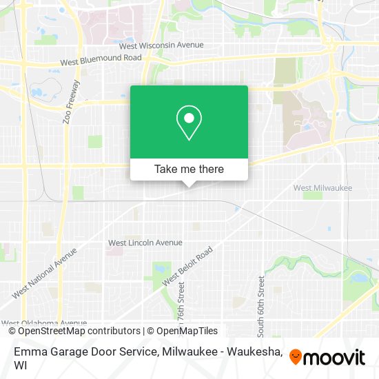 Mapa de Emma Garage Door Service
