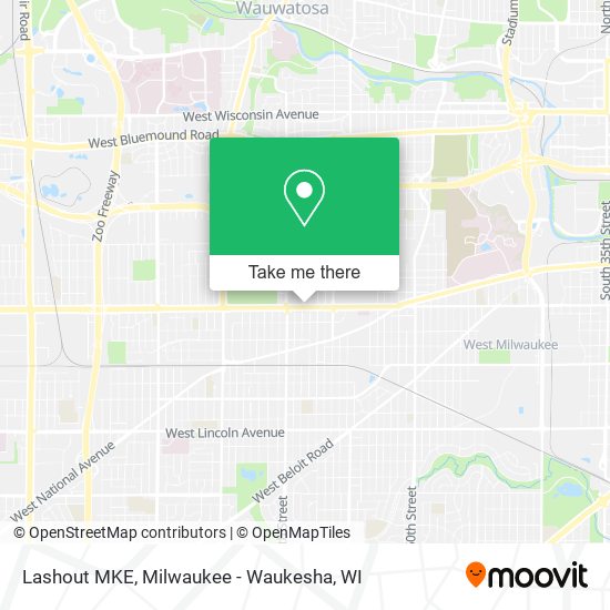 Lashout MKE map