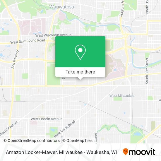 Amazon Locker-Mawer map