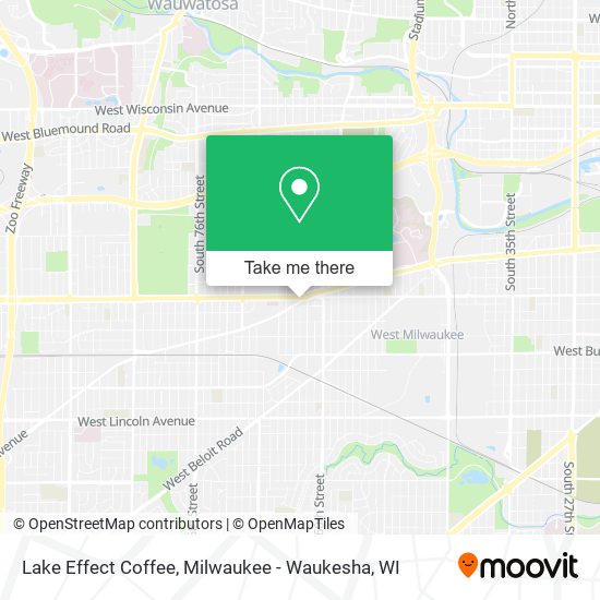 Mapa de Lake Effect Coffee
