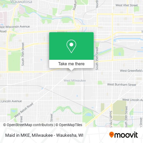 Maid in MKE map
