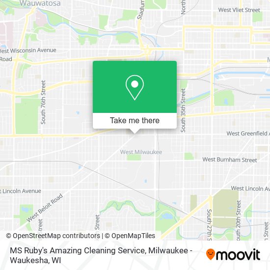 MS Ruby's Amazing Cleaning Service map