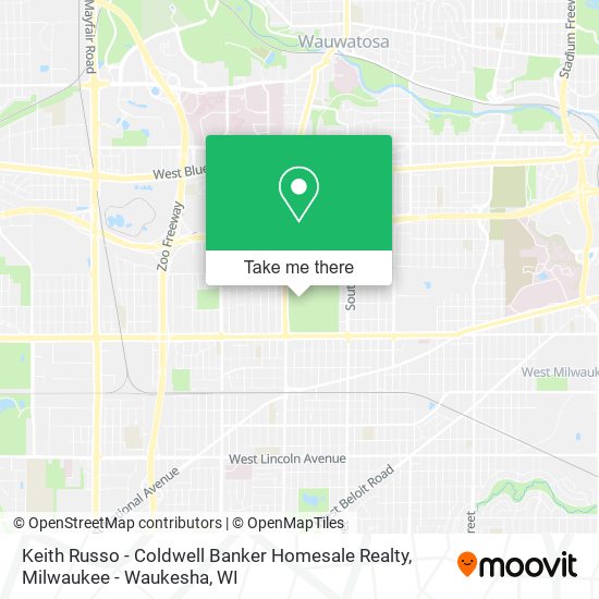 Keith Russo - Coldwell Banker Homesale Realty map