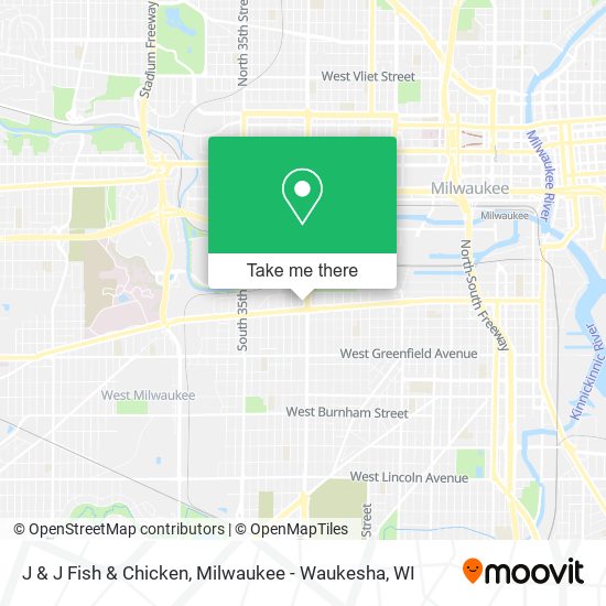 Mapa de J & J Fish & Chicken