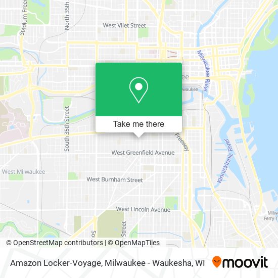 Mapa de Amazon Locker-Voyage
