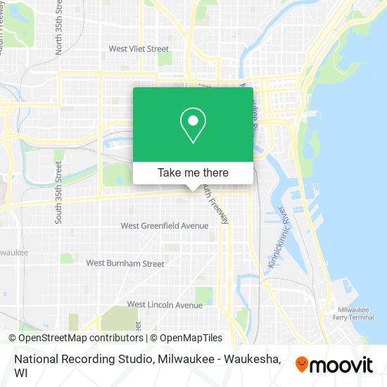 National Recording Studio map