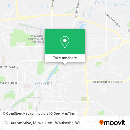 Mapa de CJ Automotive