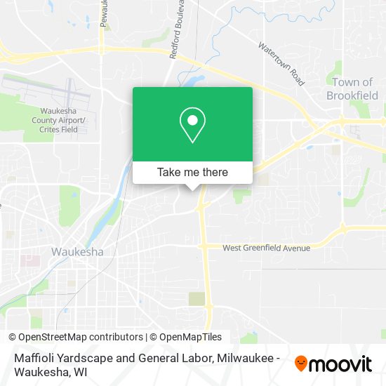 Maffioli Yardscape and General Labor map