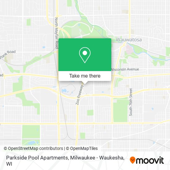 Parkside Pool Apartments map