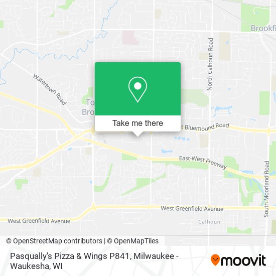 Mapa de Pasqually's Pizza & Wings P841