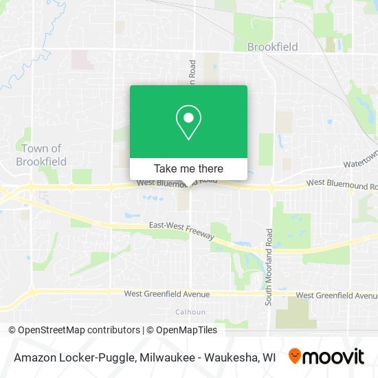 Amazon Locker-Puggle map