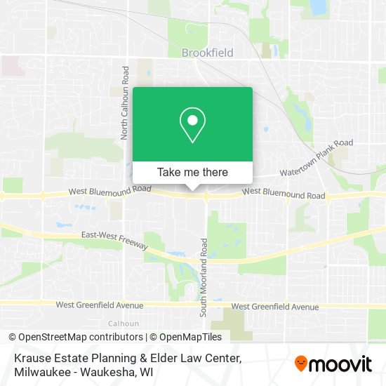 Krause Estate Planning & Elder Law Center map