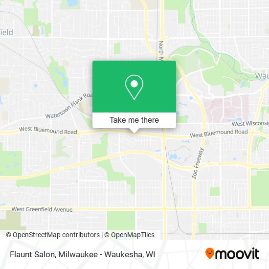 Flaunt Salon map