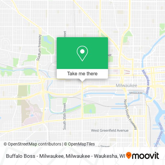 Mapa de Buffalo Boss - Milwaukee