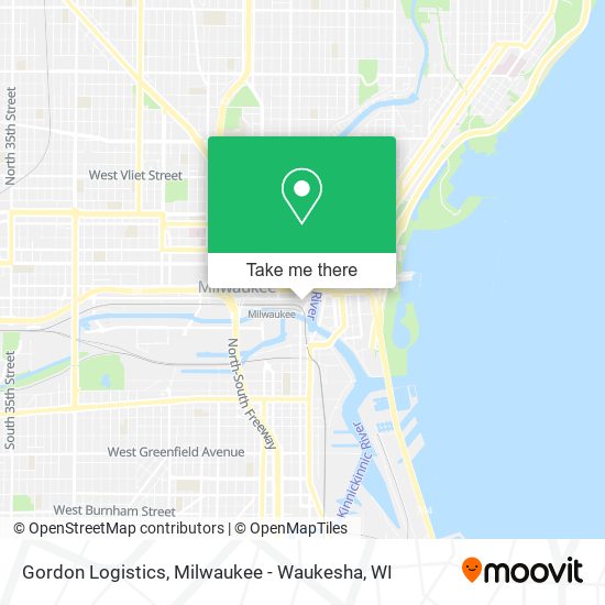 Gordon Logistics map