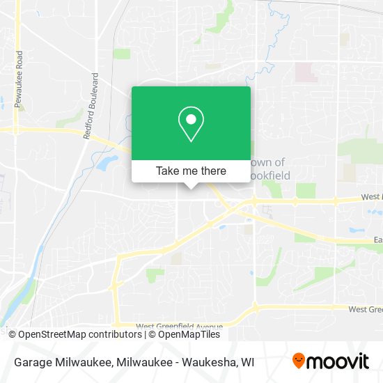 Garage Milwaukee map