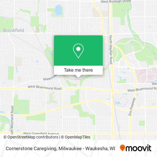 Cornerstone Caregiving map