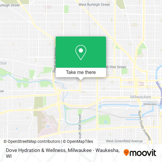 Dove Hydration & Wellness map