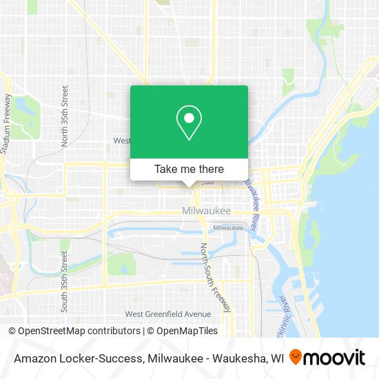 Mapa de Amazon Locker-Success