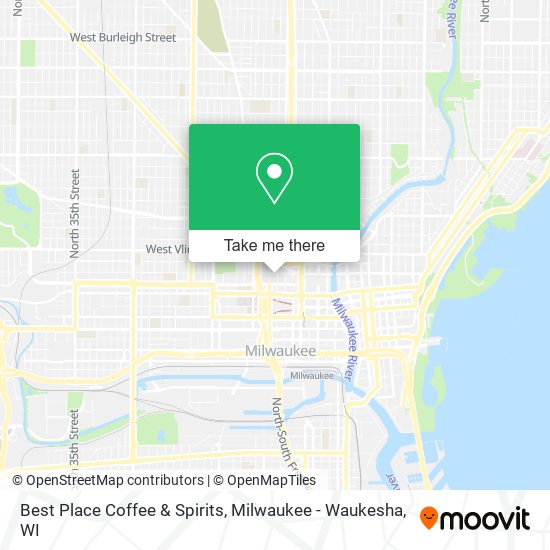 Best Place Coffee & Spirits map