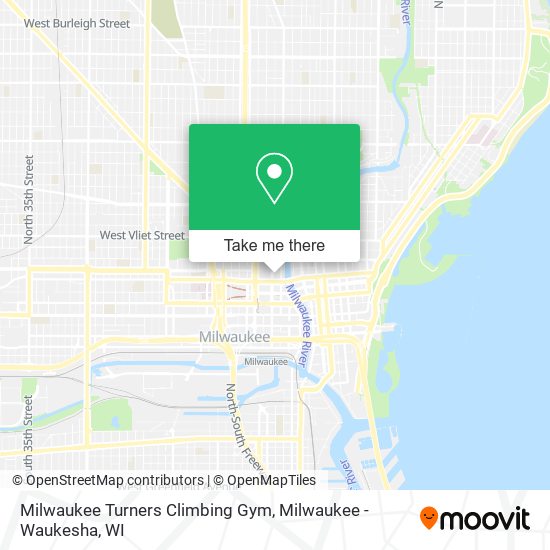 Mapa de Milwaukee Turners Climbing Gym