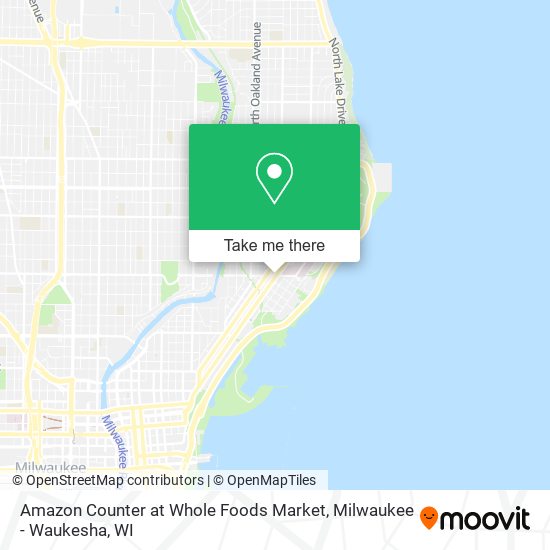 Mapa de Amazon Counter at Whole Foods Market